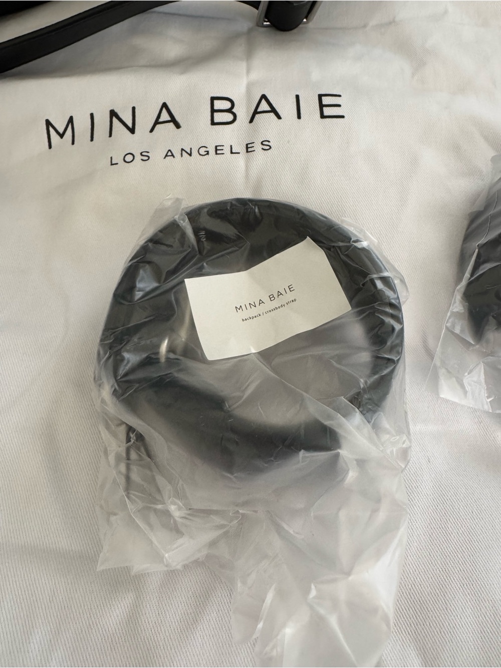 Mina Baie Emmy Midi Diaper Bag - Black/Silver - Picture 4 of 6